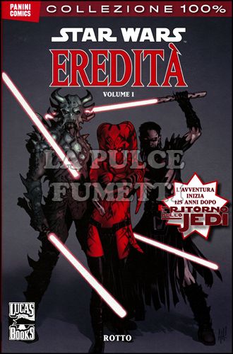 100% PANINI COMICS - STAR WARS - EREDITÀ #     1: ROTTO